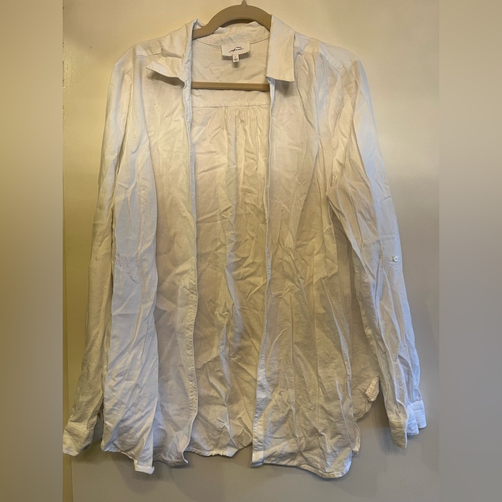 Soma Cream Button-Up Shirt